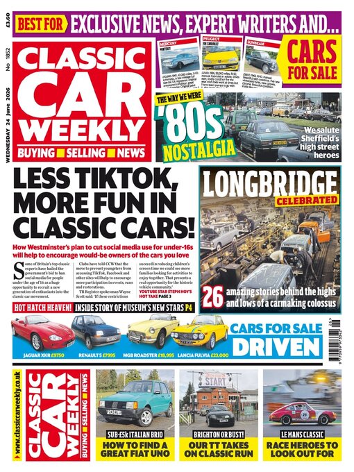 Cover image for Classic Car Weekly